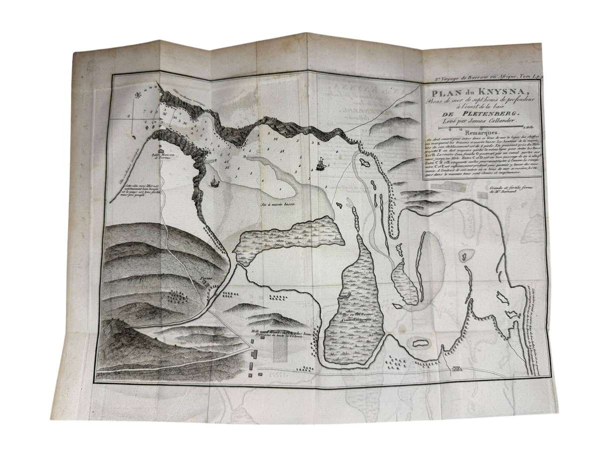 Antique Map Of KNYSNA (Published 1806) Size: 30cm x 23cm