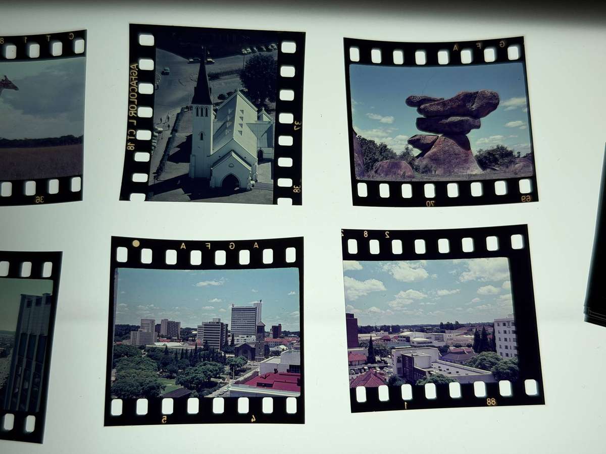 Vintage 1969 Etosha Pan & Windhoek Namibia: 120 Original 35mm Frames in Excellent Condition
