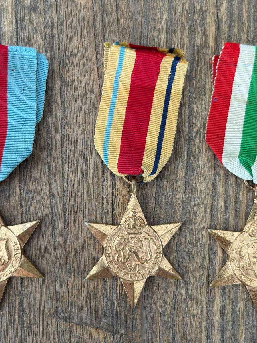 WWII South African Medal Group  Named to 76136 J.J. Jacobs