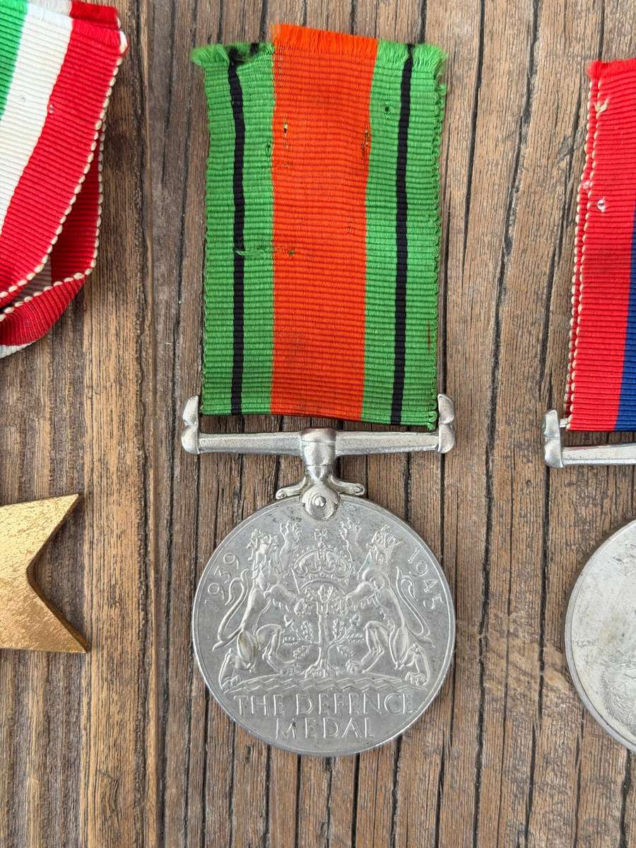 WWII South African Medal Group  Named to 76136 J.J. Jacobs