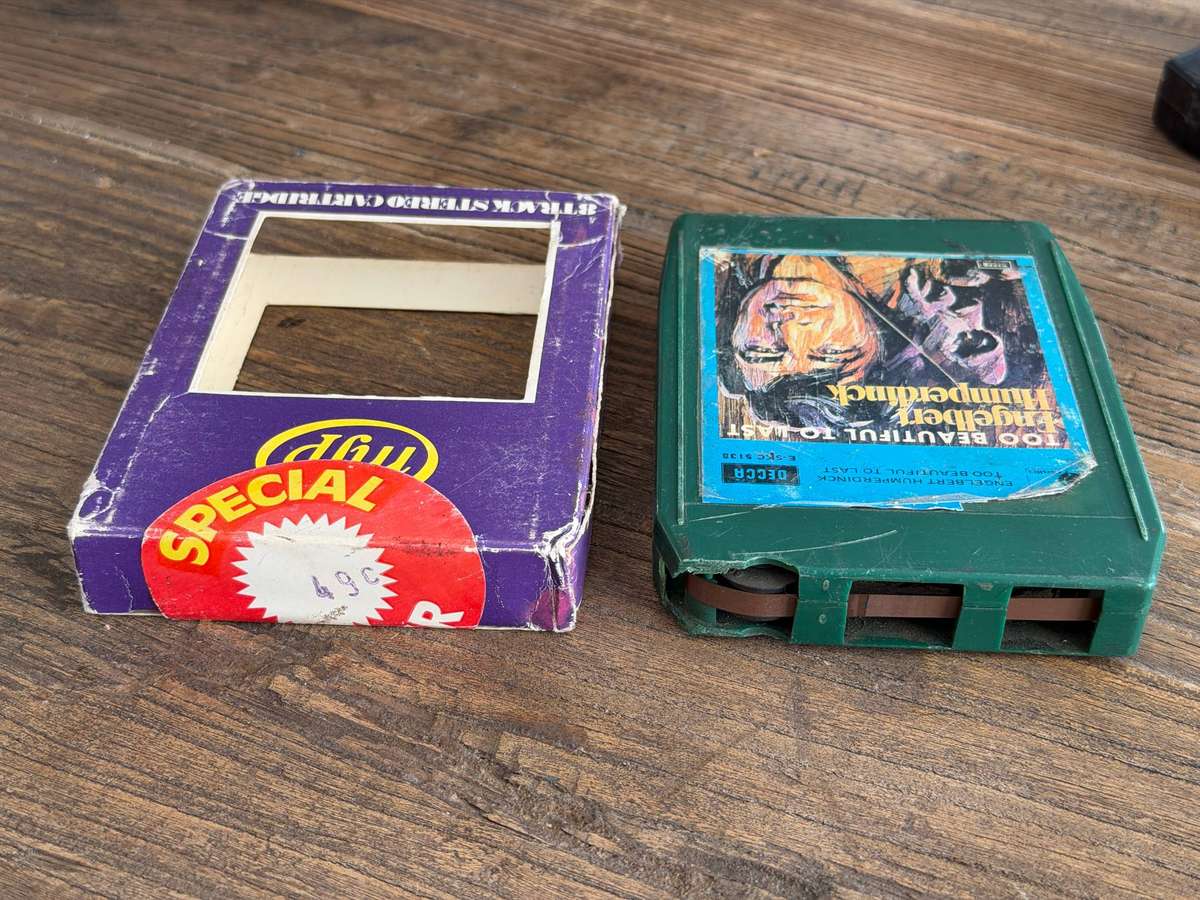 8-Track Stereo Cartridge Collection  6 Cartridges