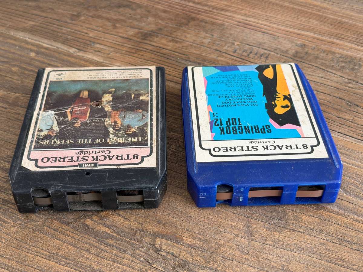 8-Track Stereo Cartridge Collection  6 Cartridges