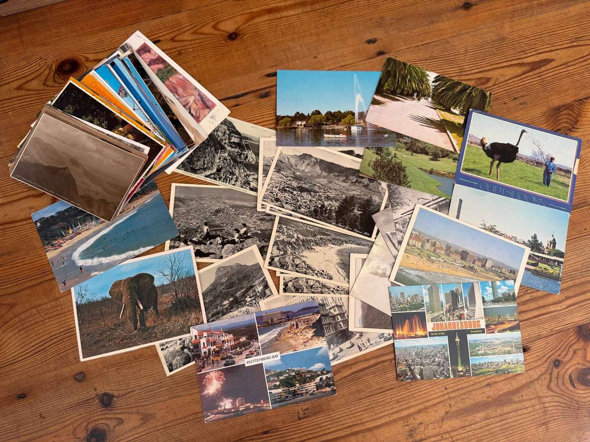 77 x Antique / Vintage Photo Postcards