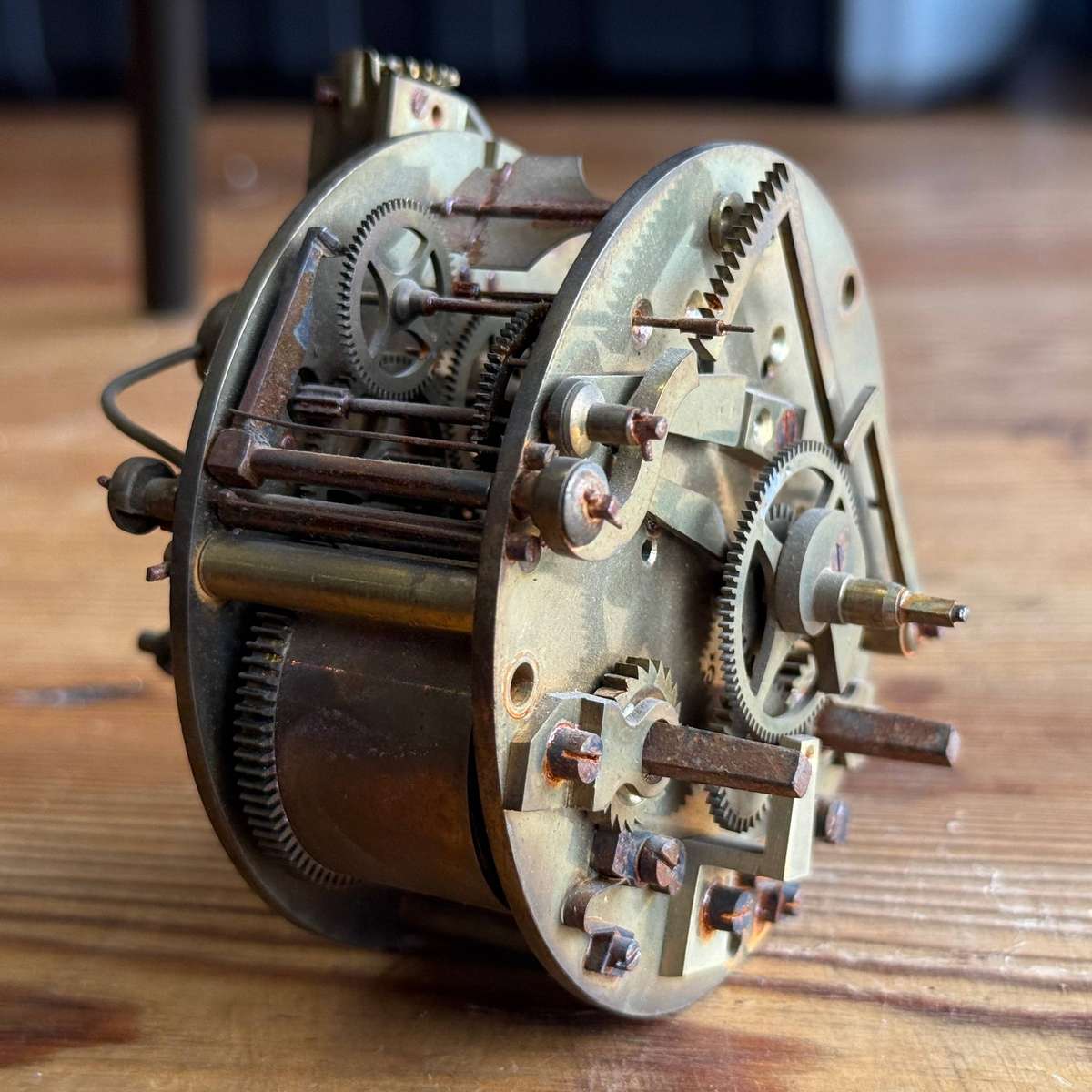 Antique Clock Movement - Low Serial Number 857 - Not Tested