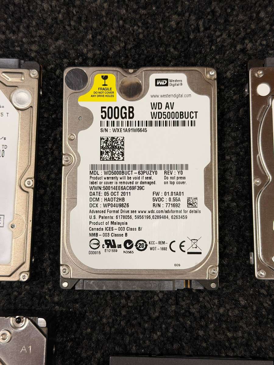 Mixed HDD & SSD Storage Drive Lot  Tested & Fully Working