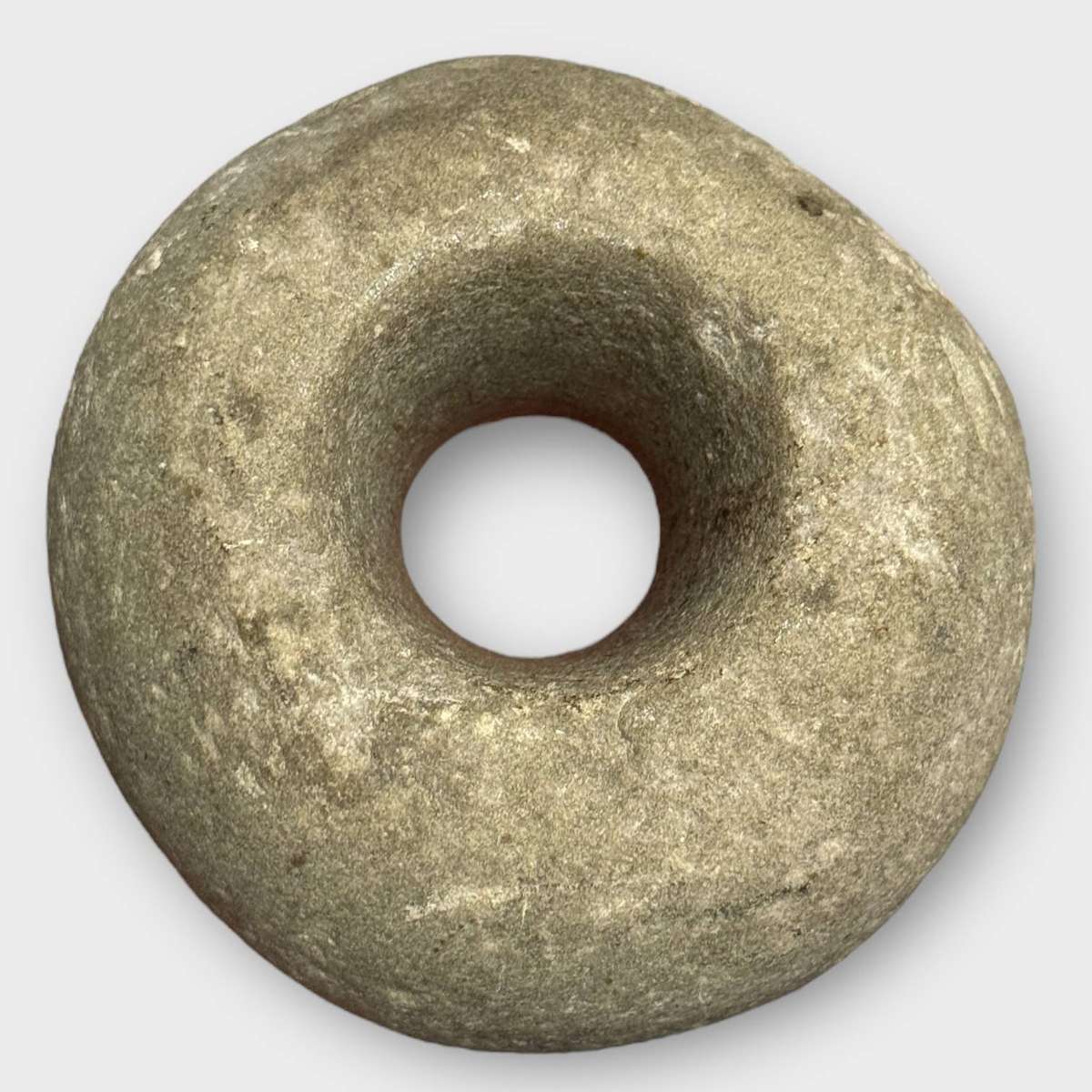 Large South African Perforated Stone (Digging Stick Weight) Khoisan - 11cm x 8cm & 1.146kg