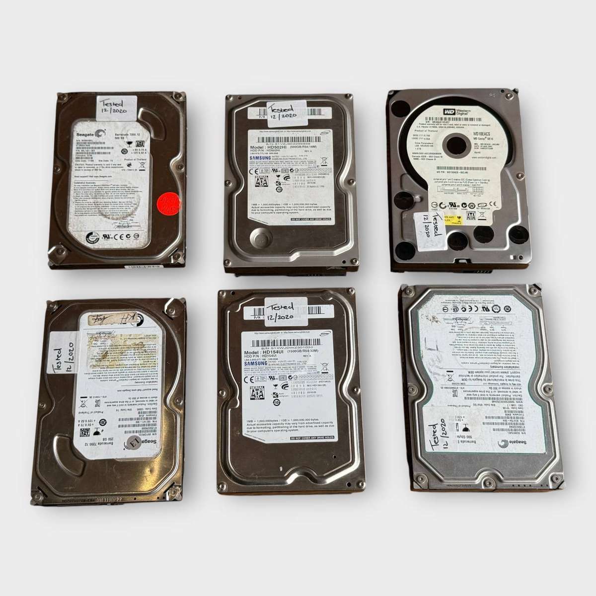 6 x Hard Drives