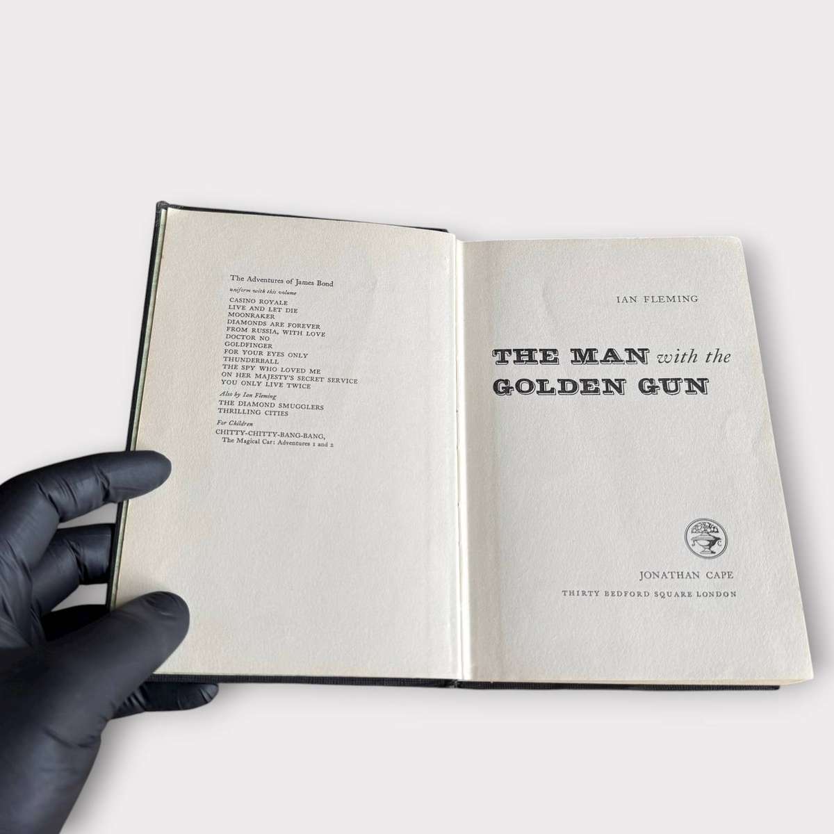 Ian Fleming The Man with the Golden Gun First Edition 1965