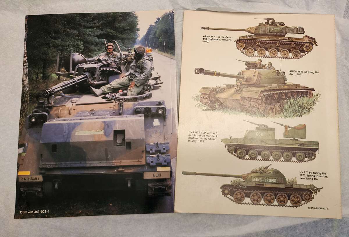 "Sherman in Action"/  "Sturmgeshutz III" / MI13 in USA / Armor in Vietnam -Vintage War related Books