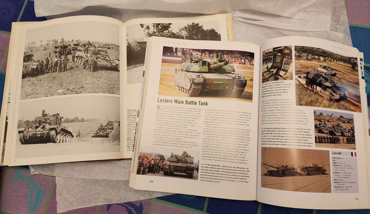 D-Day to Berlin / Illustrated Guide to Tanks of World (2) - Vintage War related Books