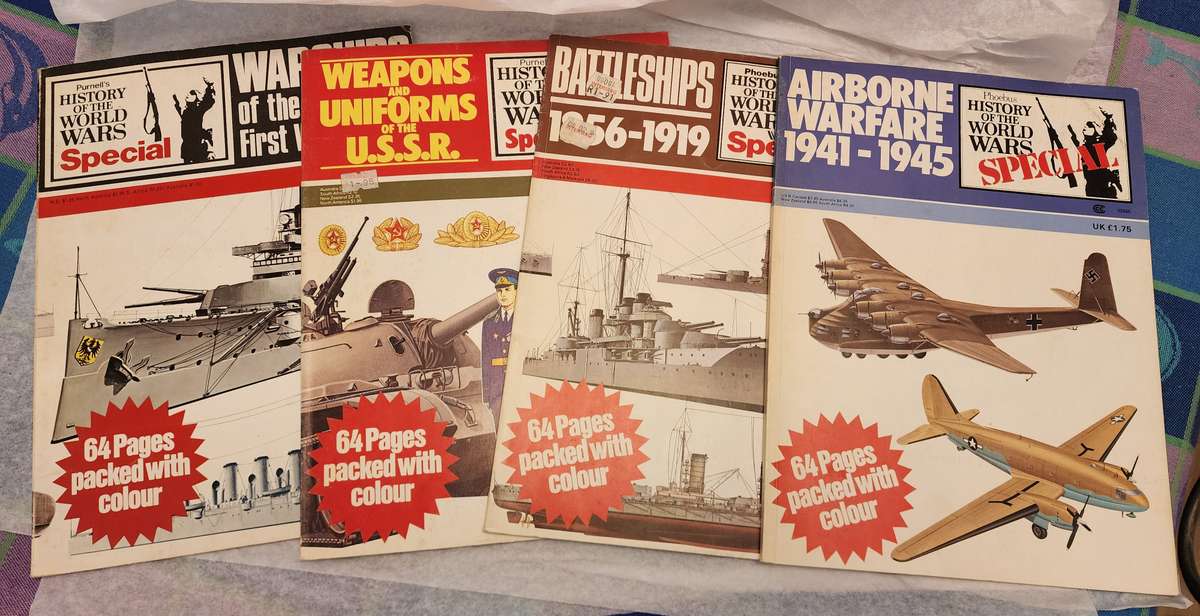 'Purnells History of the World's War' - AMAZING lot of 26 books-FANTASTIC! Vintage War related Books