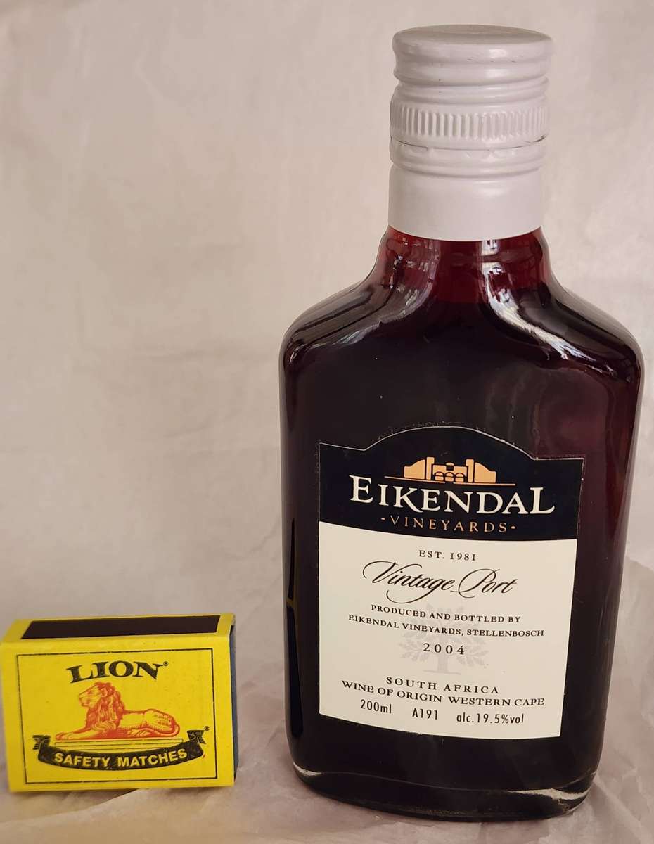 EIKENDAL 2004 VINTAGE PORT 200 ml bottle, LIMITED -seldom seen or offered, a majestic port, WOW!