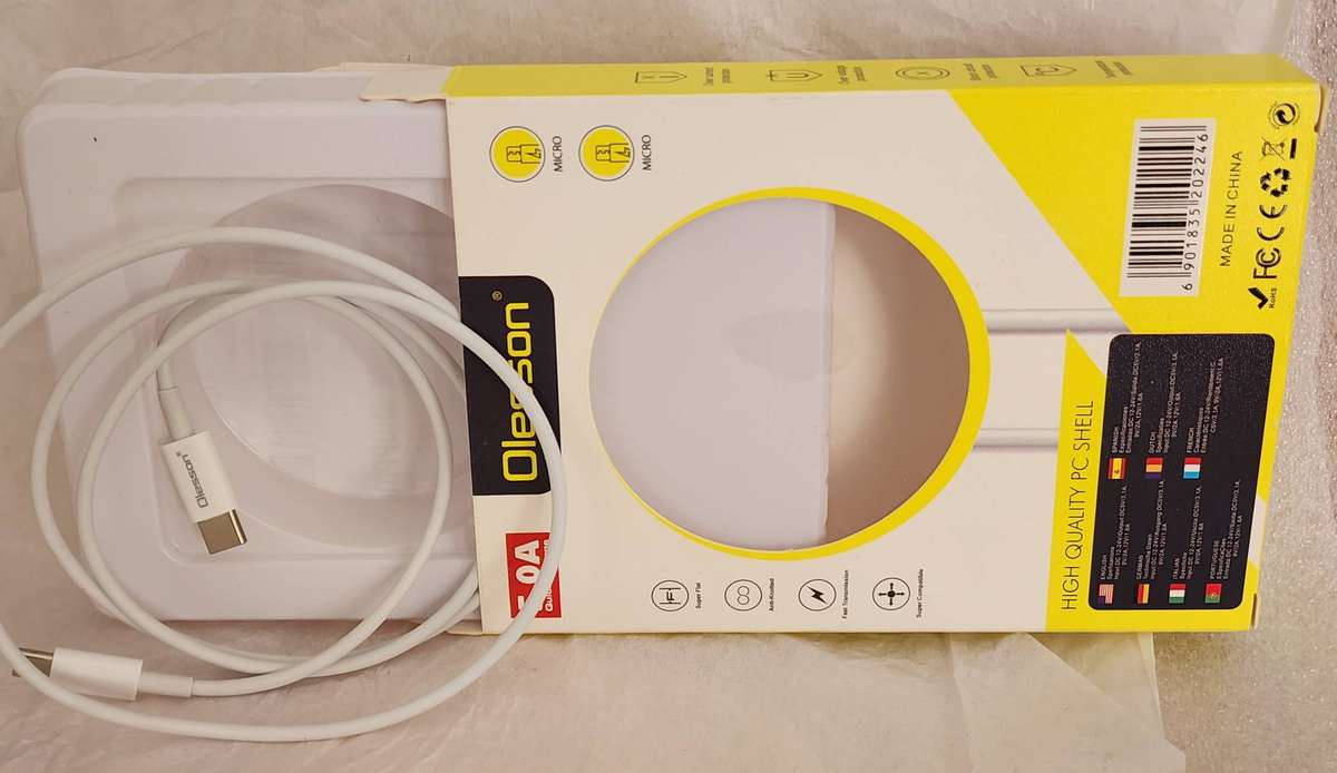 USB CABLE "OLESSON 5.0 A" - new in box TYPE C Quick charge USB DATA CABLE, - great bargain! 10cm len