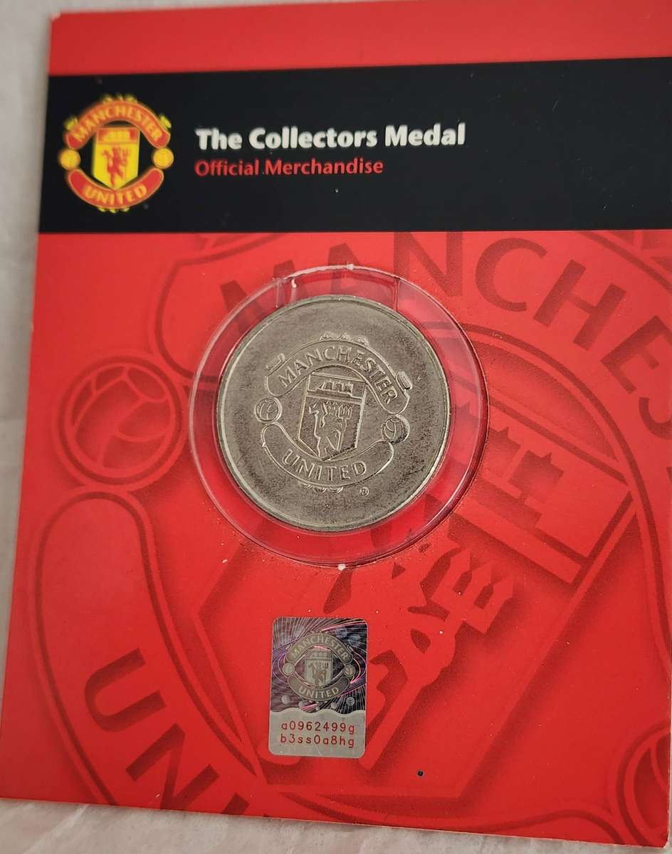 MANCHESTER UNITED Collectors MEDAL-Authentic official merchandise sealed & NEW "RED DEVIL's BADGE"