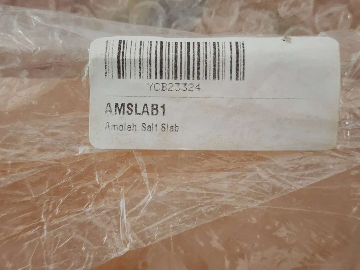 Himalayan Pink Salt Cooking Blocks (2) 1,4 kg Natural Grill Slab (ex Yuppi CHEF "Amoleh)- BRAND NEW!