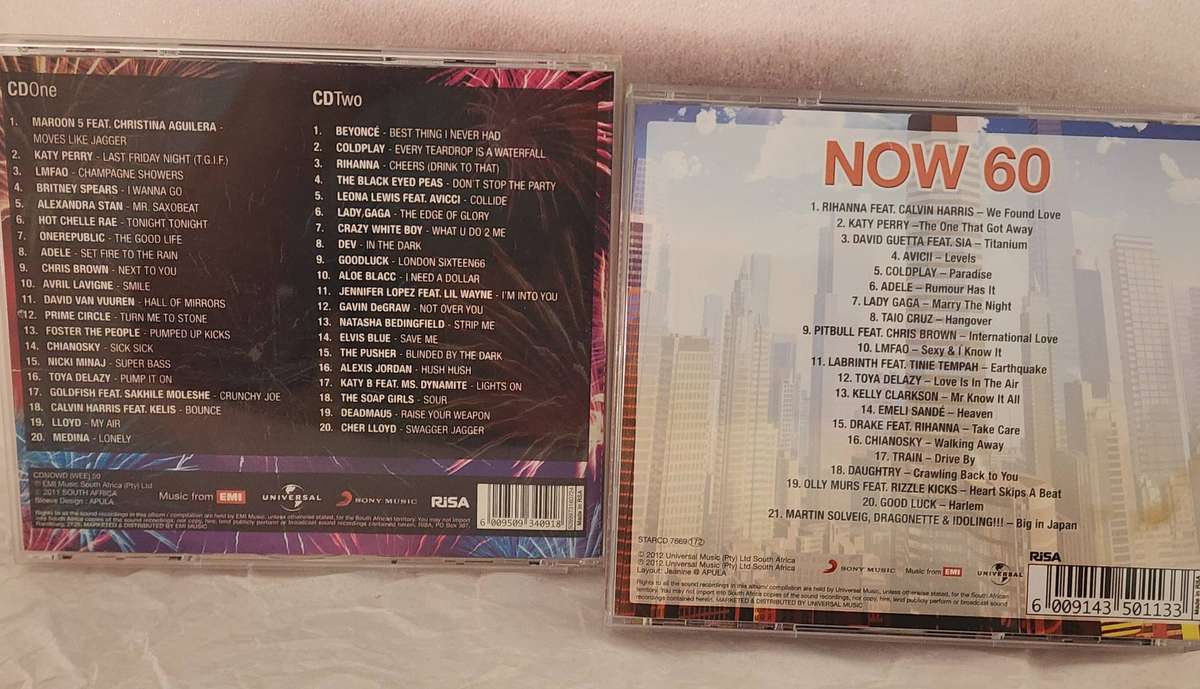 CD Music - "Now that's what I call Music" -  Volumes 59  and Volume 60 double cd (3)