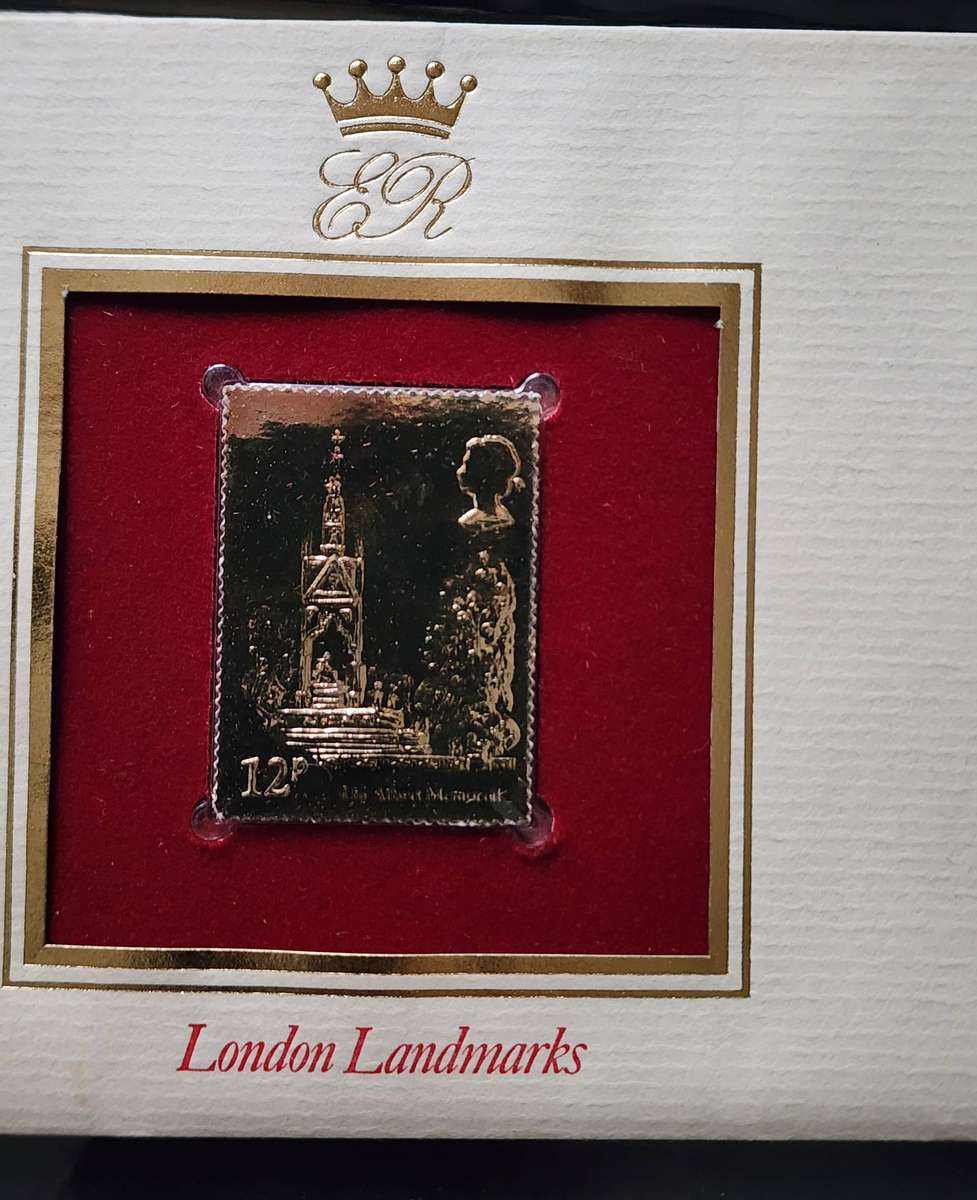 STAMPS - GB FDC's (5) London 1980 with 22 Ct GOLD stamps- amazing and wonderful bargain, scarce (5)