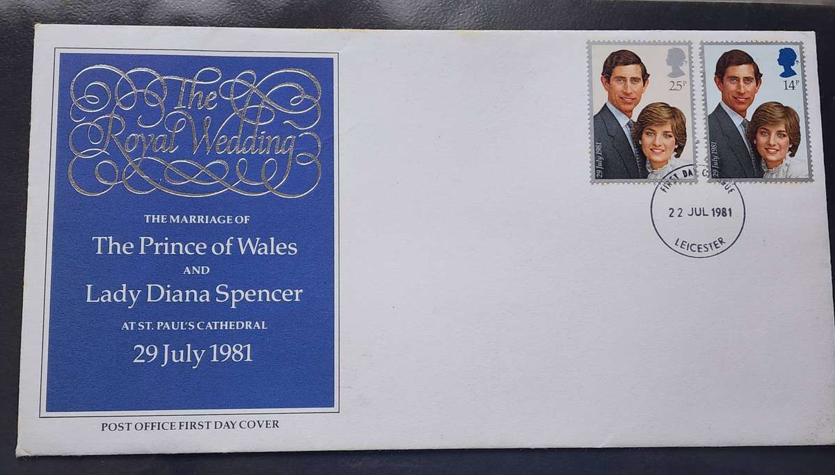 STAMPS - GB FDC's (2) 1989 Microscopes   plus 1981 Princess of Wales -Diana & Charles FDC- wow!