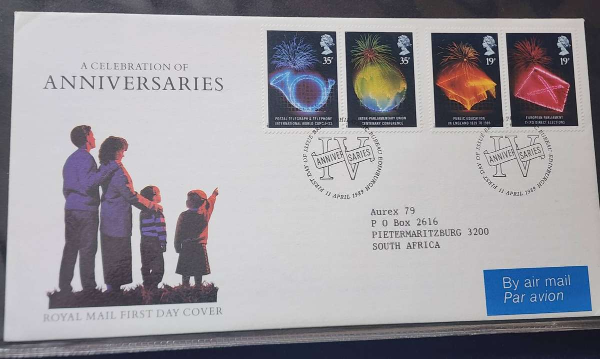 STAMPS - GB FDC's (2) RSPCA Animals & GB Anniversaries- 1989 /90 superb covers, lovely topics!