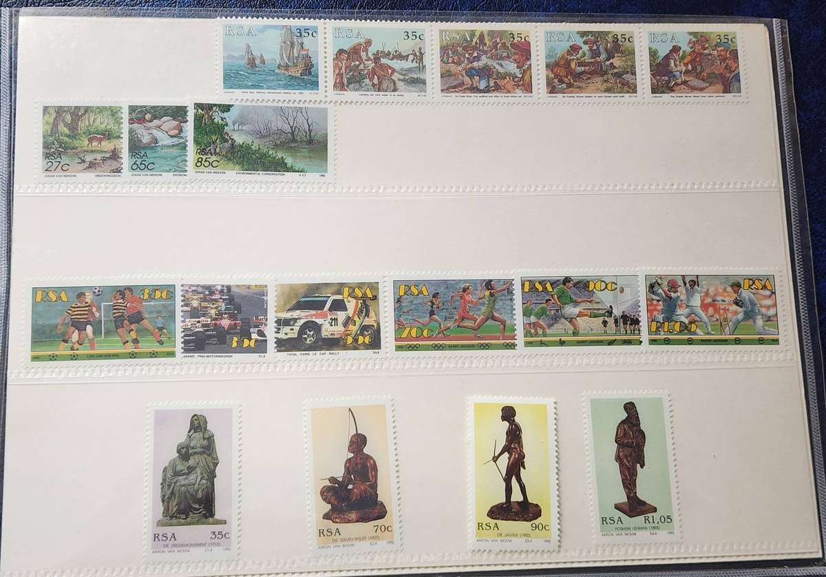 Stamps -SOUTH AFRICA 1992 Full complete YEAR PACK- stamps and M/Sheets-super Amazing bargain