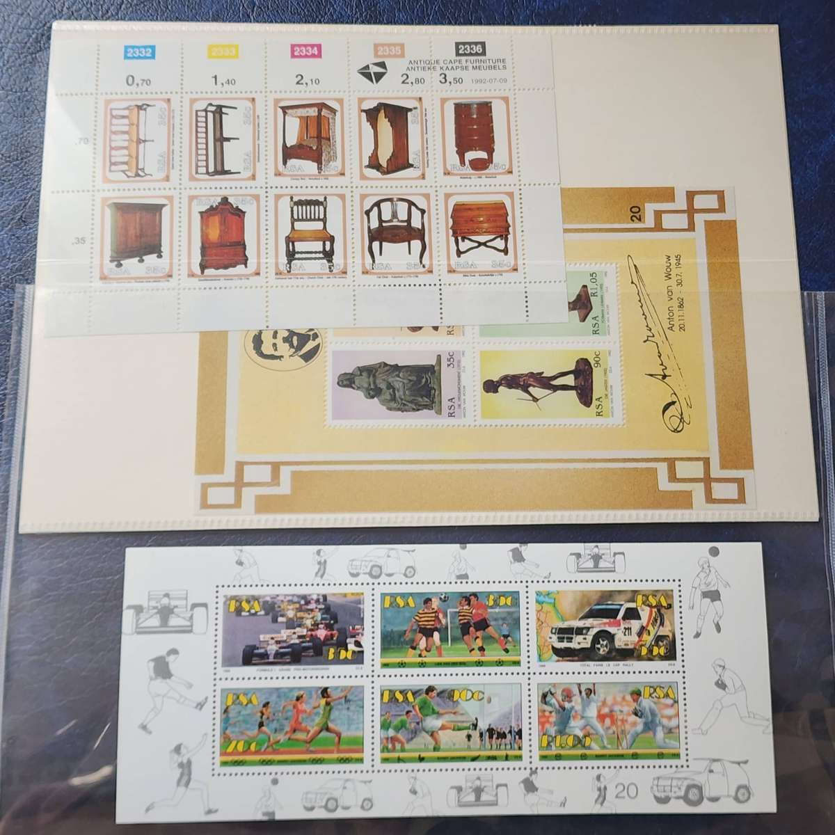 Stamps -SOUTH AFRICA 1992 Full complete YEAR PACK- stamps and M/Sheets-super Amazing bargain