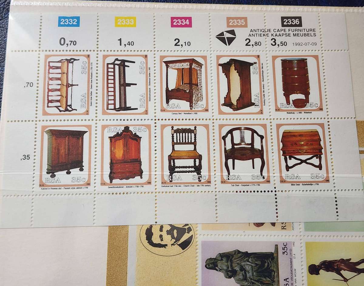 Stamps -SOUTH AFRICA 1992 Full complete YEAR PACK- stamps and M/Sheets-super Amazing bargain