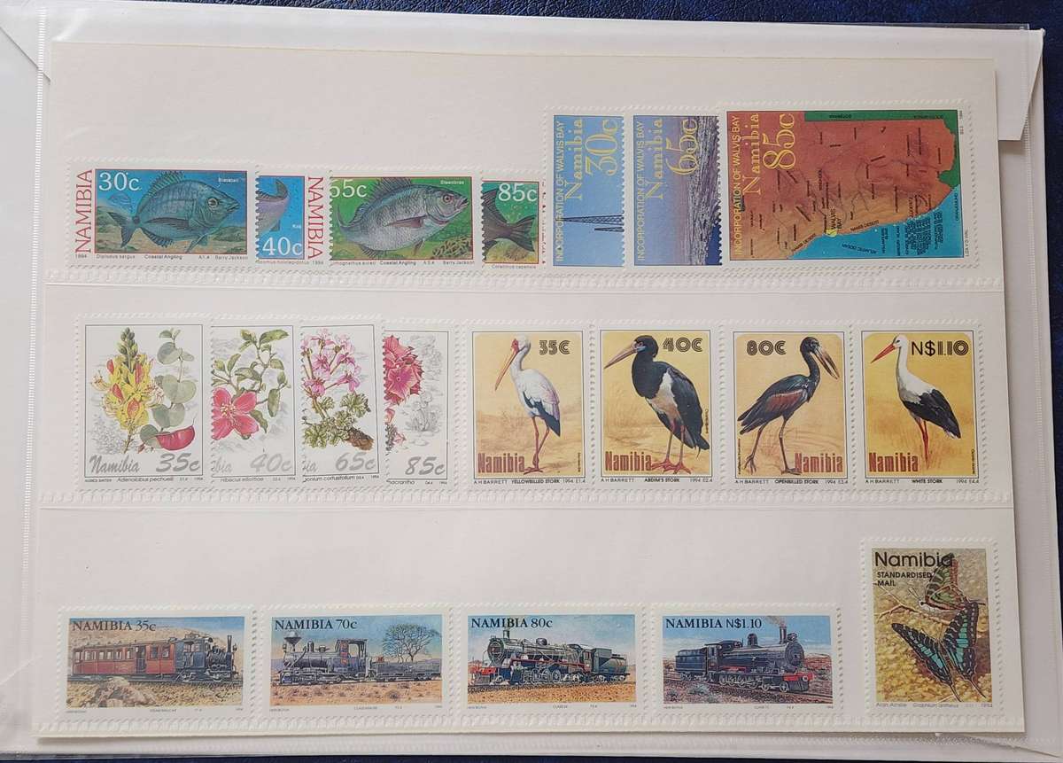 Stamps -NAMIBIA 1994 Full complete YEAR PACK- stamps and M/Sheet! Amazing bargain