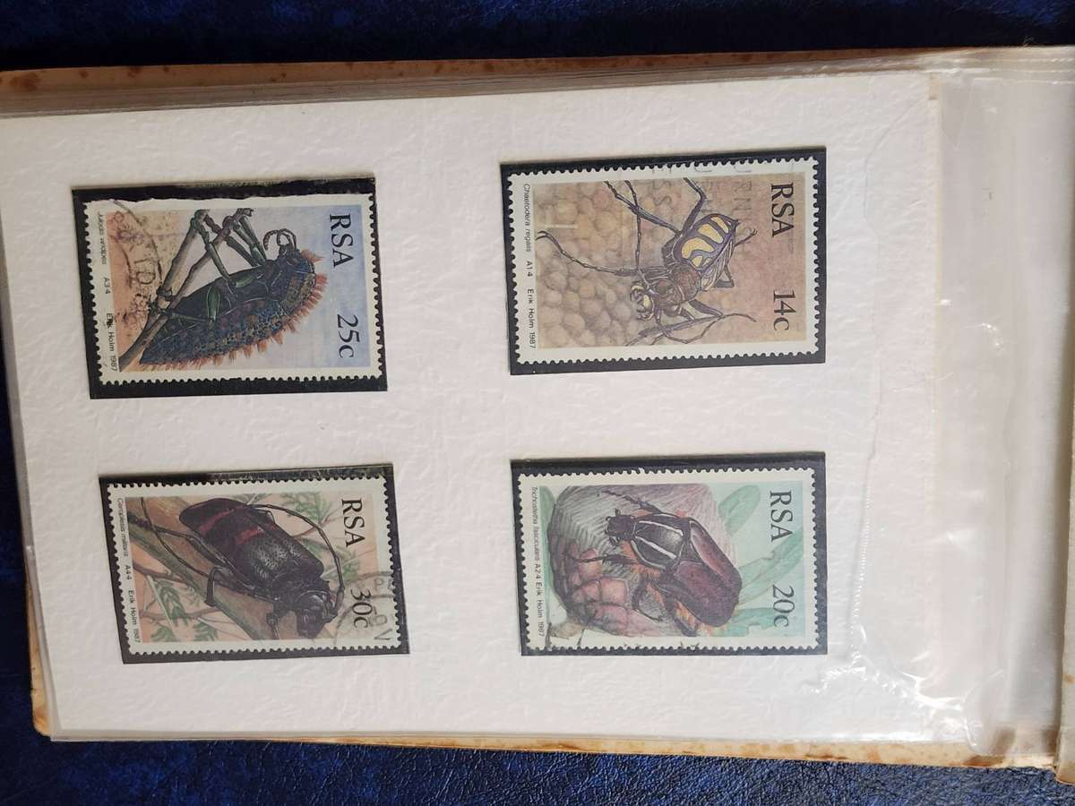 South Africa -Booklet with good used complete sets of commems,  89 stamps in lot!  WOW