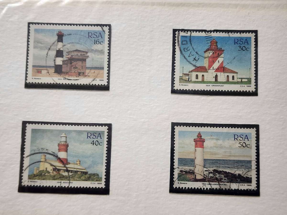 South Africa -Booklet with good used complete sets of commems,  89 stamps in lot!  WOW