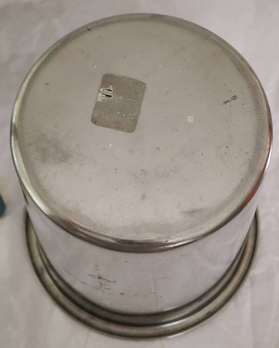 BAR ICE BUCKET- Chrome, silver chrome metal -large ice bucket- gorgeous and so useful