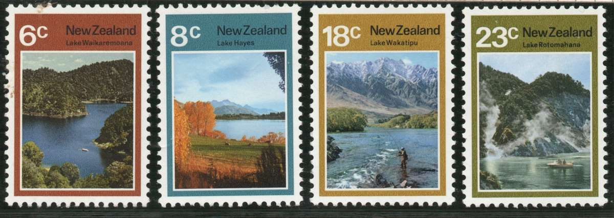New Zealand 1972 Lake Scenes set of 4 unmounted mint. SG 993-996. Cat £4,25 (2012)