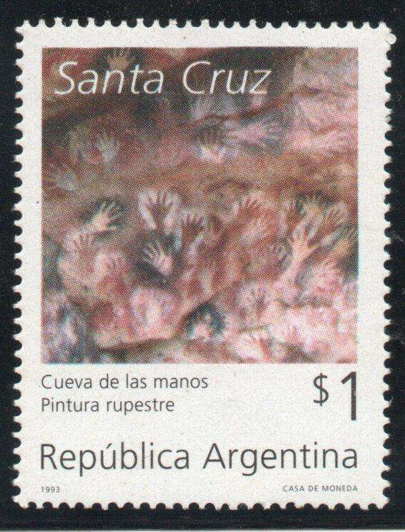 Argentina 1993 Cave painting $1 unmounted mint. SG 2358. Cat £3,75 (2013)
