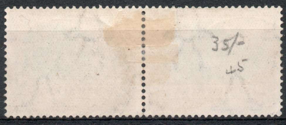 South Africa 1930-45 Definitive 3d pair black & red inverted wmk vfu. SACC 45a. Cat R600 (2025)