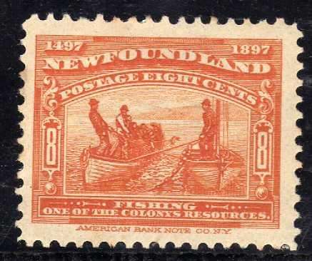 Newfoundland 1897 400th Anniversary of discovery of Newfoundland 8c mm. SG 72. Cat £22 (2022)