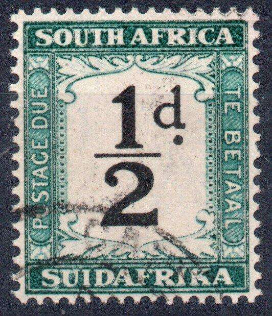 South Africa 1932-42 postage due ½d very fine used. SACC 22. Cat R35 (2025)