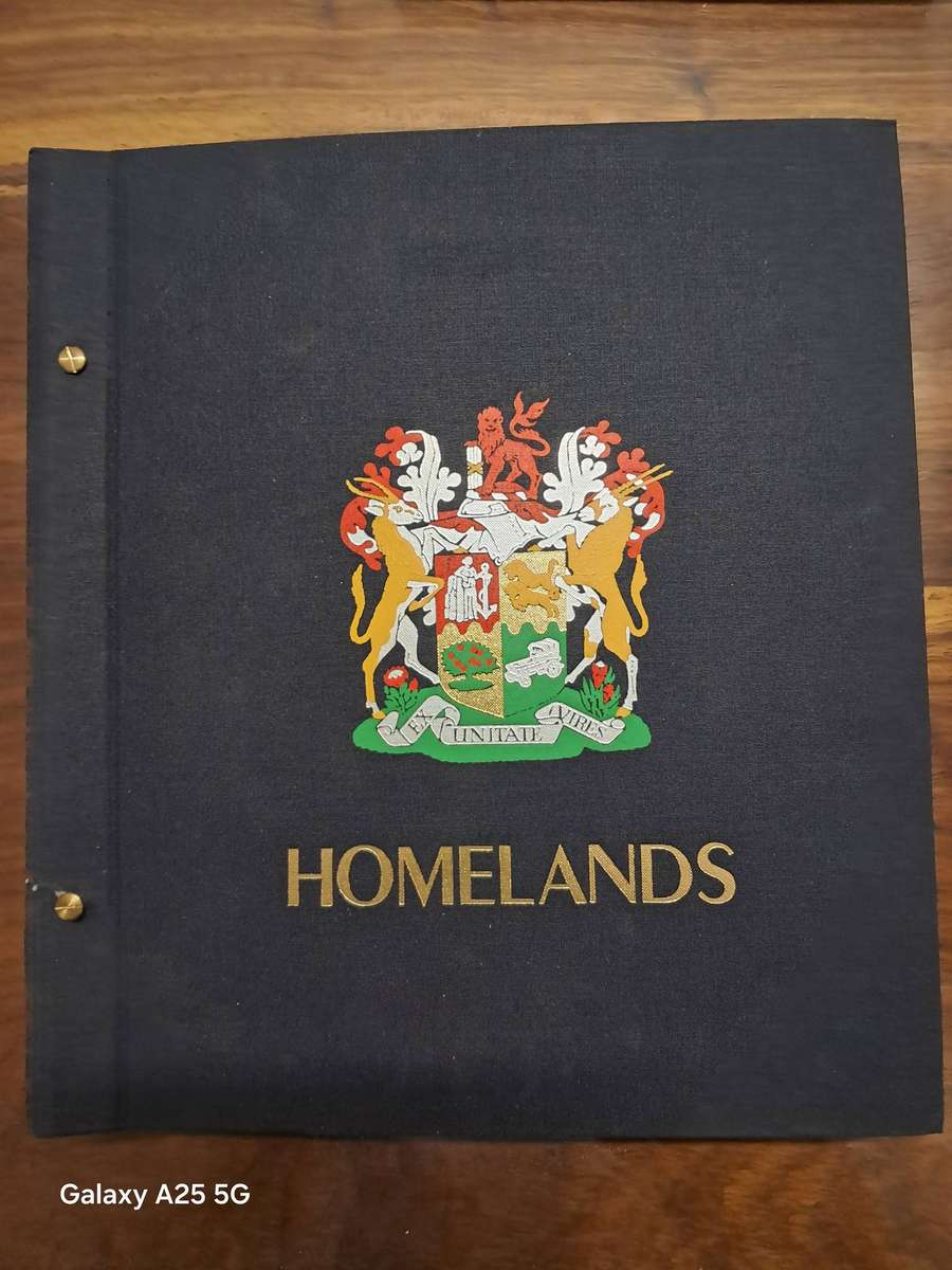 HOMELANDS TBVC states, DAVO album, mint, full sets and mini sheets   CAT GBP 125