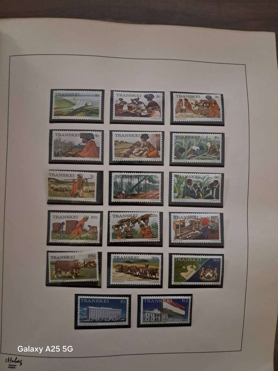 HOMELANDS TBVC states, DAVO album, mint, full sets and mini sheets   CAT GBP 125