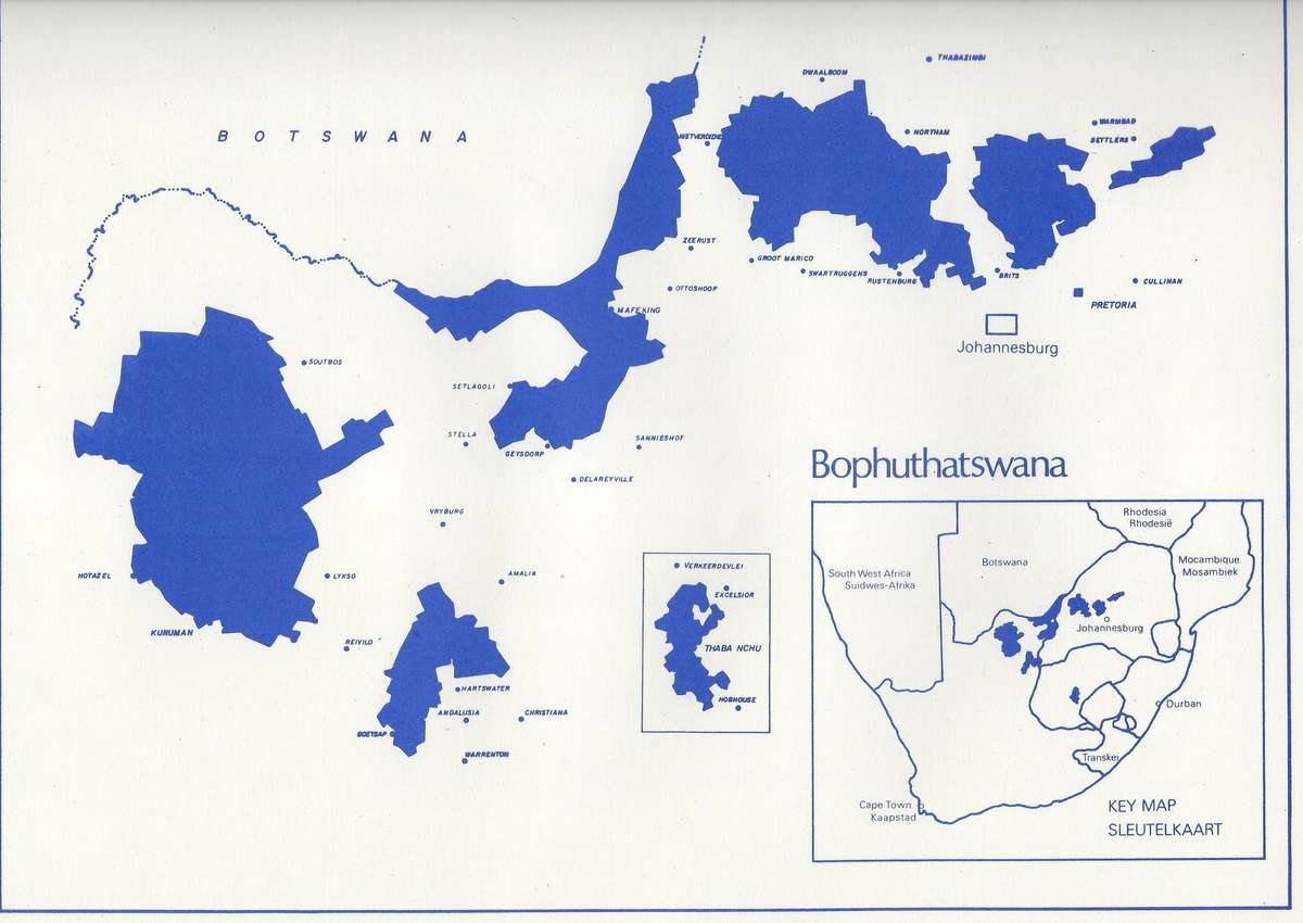 BOPHUTHATSWANA full sets in lever arch file 80+ pages, mm, until 1985  CAT R 2000