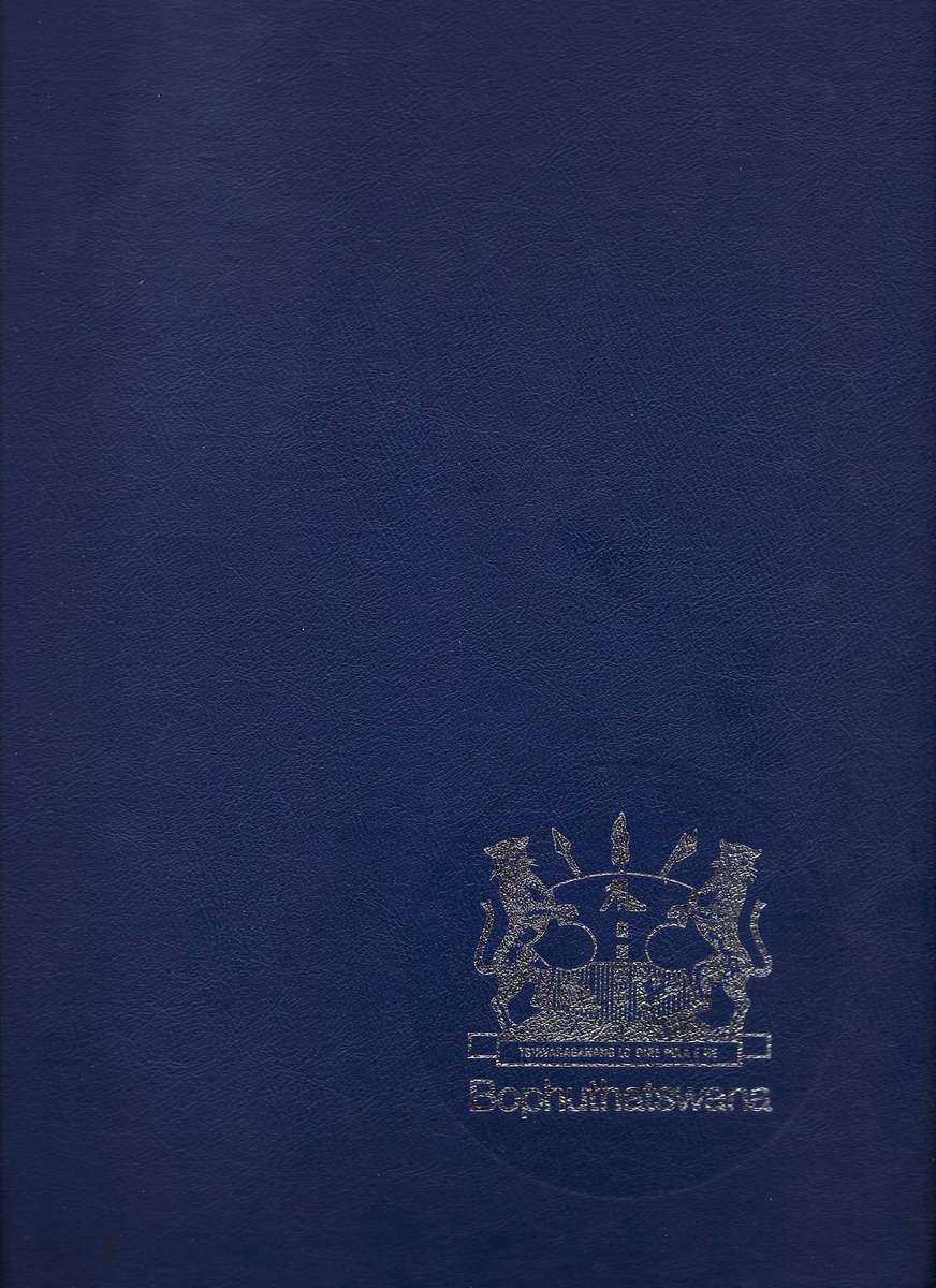BOPHUTHATSWANA full sets in lever arch file 80+ pages, mm, until 1985  CAT R 2000