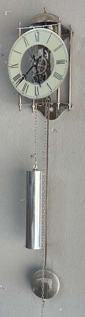 Modern wall clock with mechanical movement