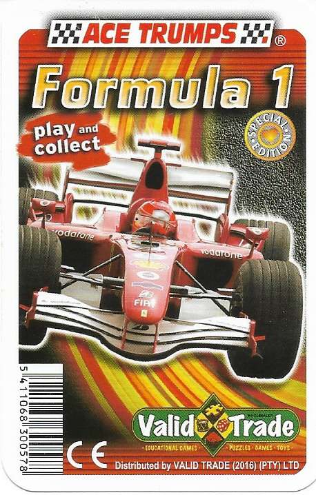 Ace Trumps Formula 1