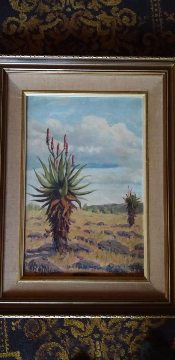 Painting Aloe Bushveld