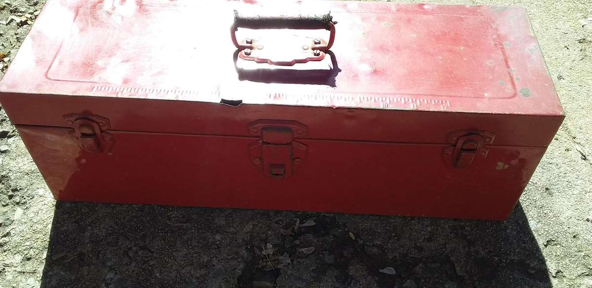 Vintage Red Toolbox