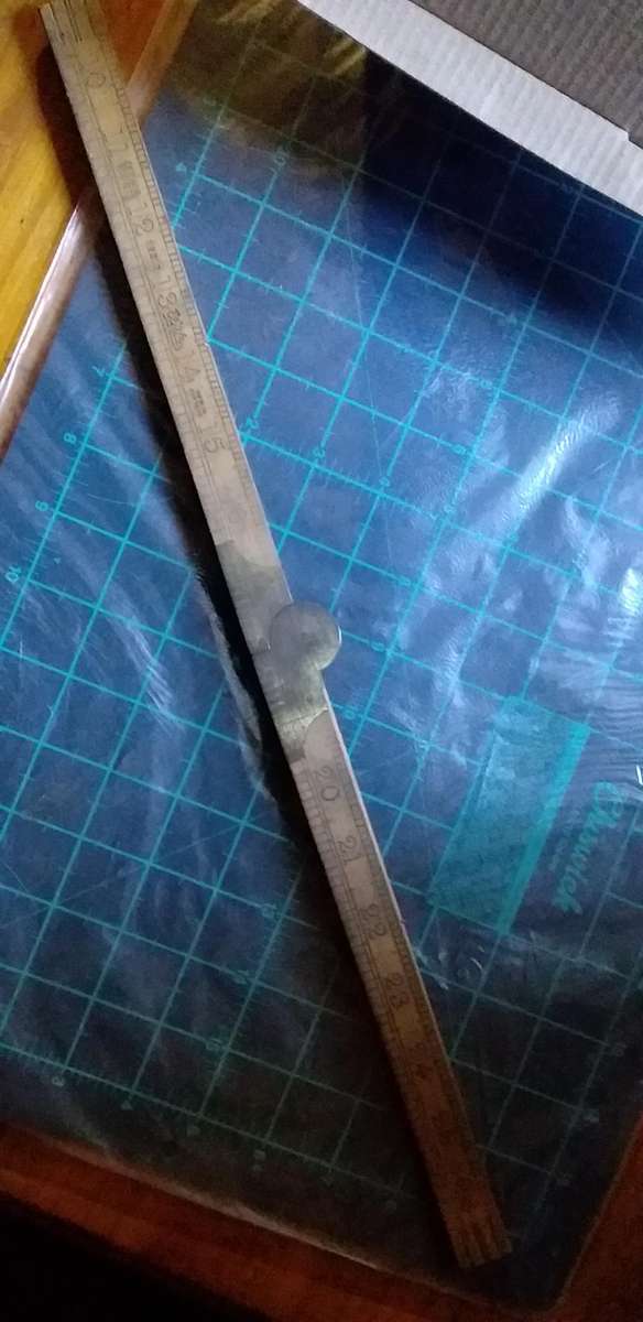 Witco No 202 Made In Denmark Folding Carpenter Ruler