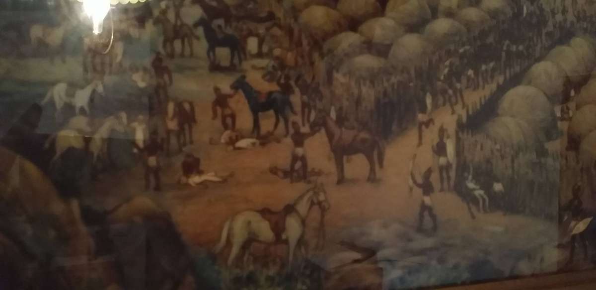 Die Moord Op Piet Retief Print, Con Burton - Framed / Glassed