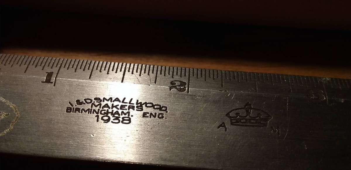 tools I & D Smallwood Makers Birmingham Steel Square