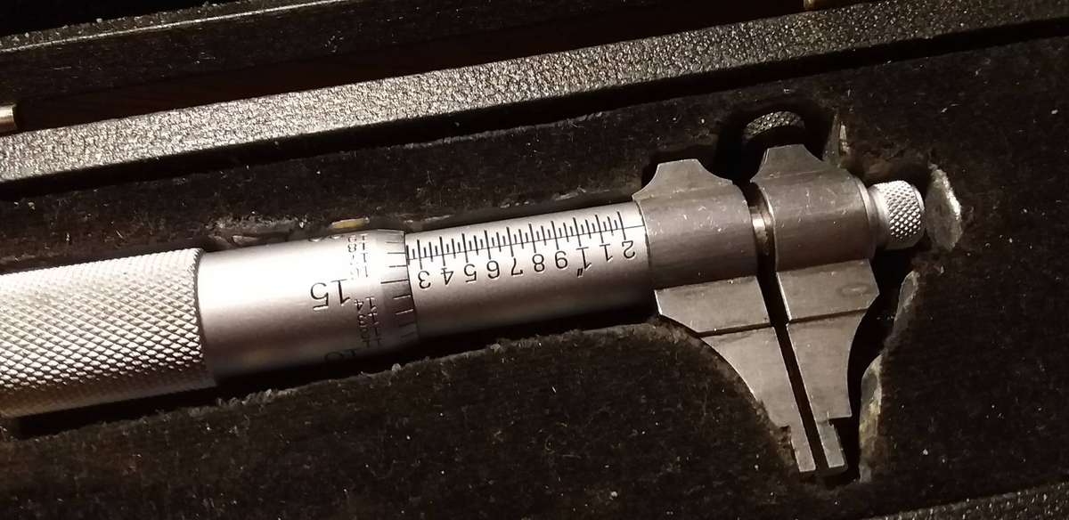 Vintage Starrett Groove Micrometer 700 Made in USA
