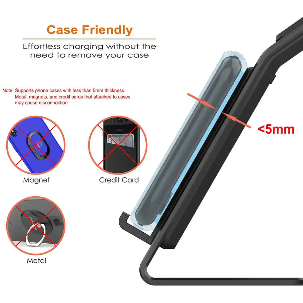 2-in-1 Wireless Charging Dock Station for iPhones & iWatches