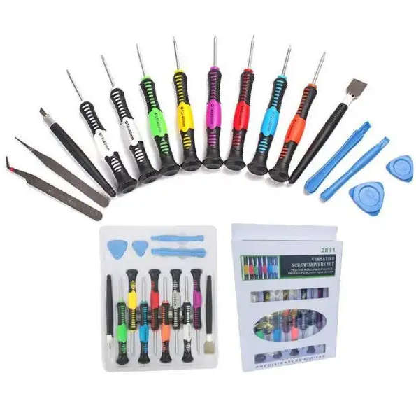 16 in 1 Kit Screwdriver Tweezer Set Versatile Repair Tools for PC Phone