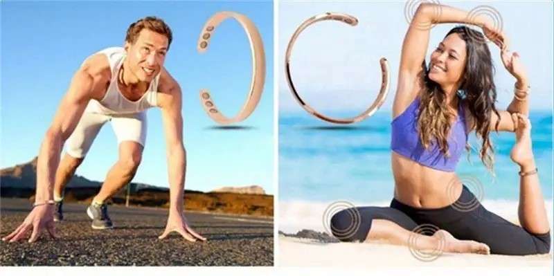 Copper Magnetic Bracelet For Men, Cuff Bangle With Effective 6Pc Neodymium Magnets